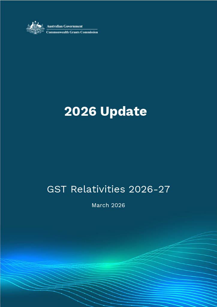 2026 Update GST Relativities 2026-27 March 2026