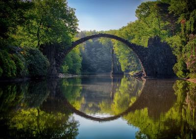 Arched bridge