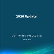 2026 Update GST Relativities 2026-27 March 2026