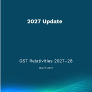 2027 Update GST Relativities 2026-27 (Published March 2027)